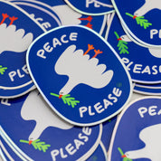 Sticker: Peace Please