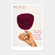 Hold The Wine Up To The Light Postcard