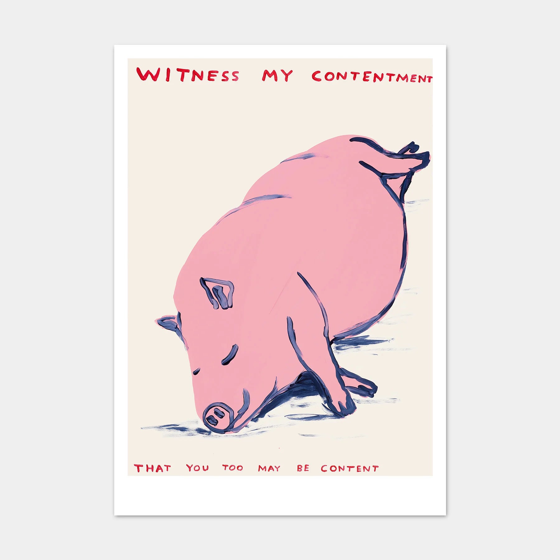 Witness My Contentment Postcard