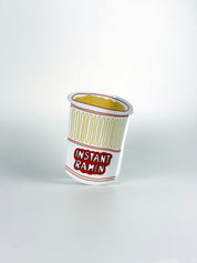 Hair clip, instant ramen
