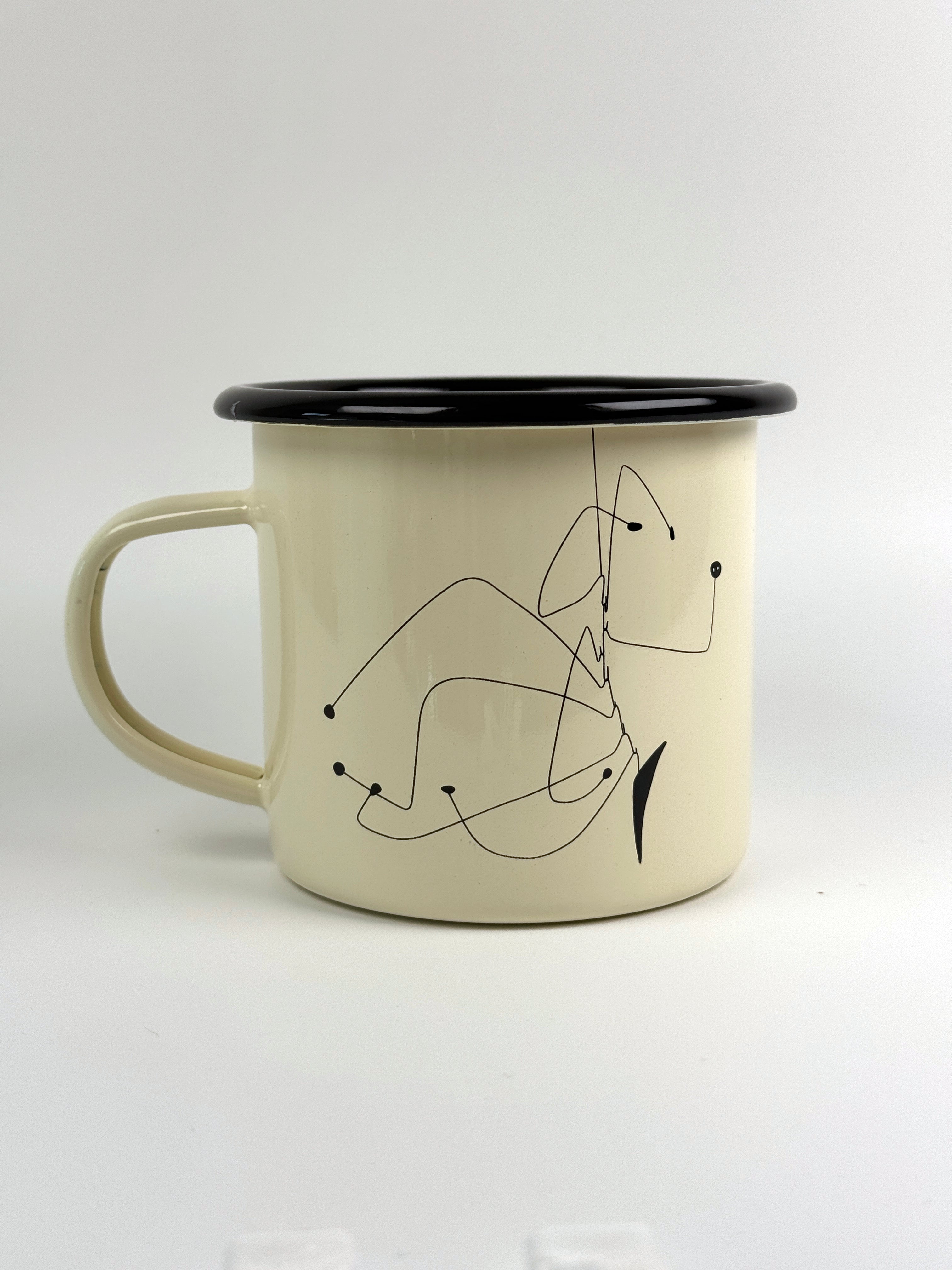カルダー「テンタクルス」エナメルマグカップ