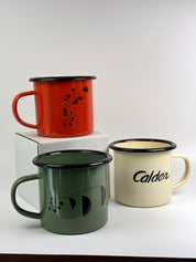 Calder "Black Widow" Enamel Mug