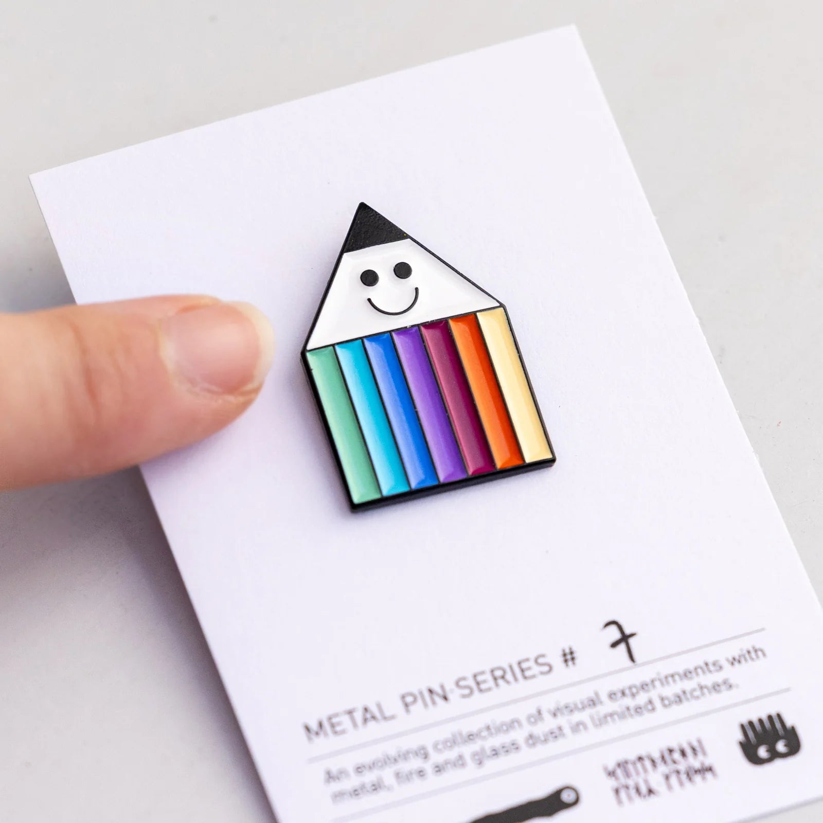 Pin Badge Penny Rainbow