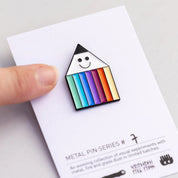 Pin Badge Penny Rainbow