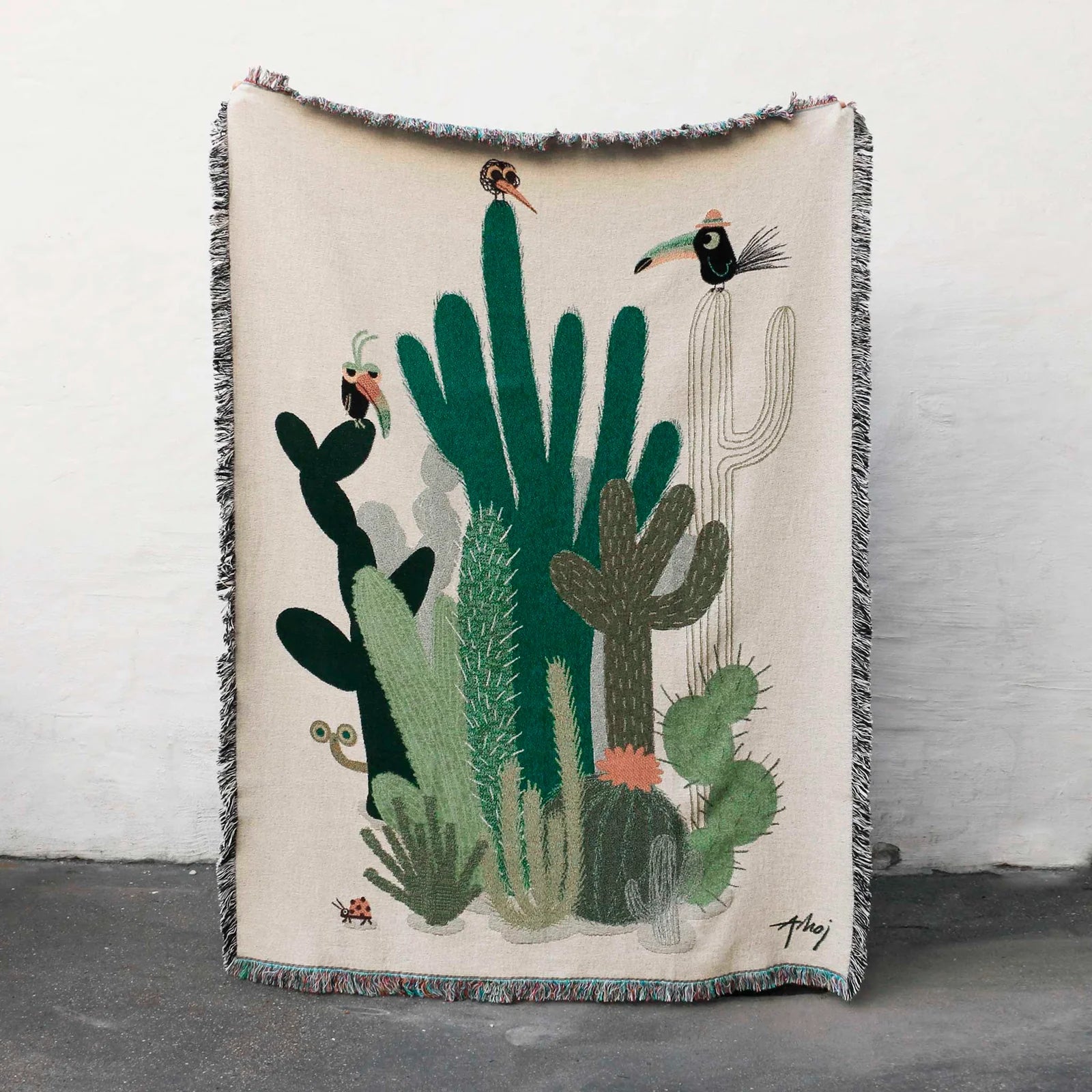 Throw Blanket, Cactus