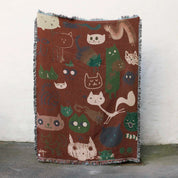 Throw Blanket Cats