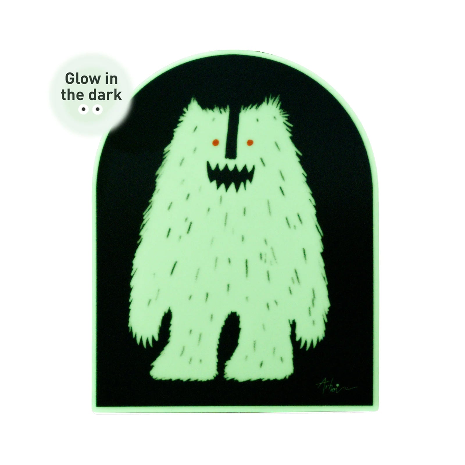 ステッカー　Glow Monster