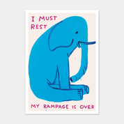 I Must Rest, My Rampage Is Over グリーティングカード