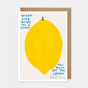 When Life Gives You A Lemon グリーティングカード
