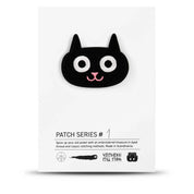 Arhoj パッチ 黒ネコ