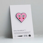 Pin Badge Pink Heart