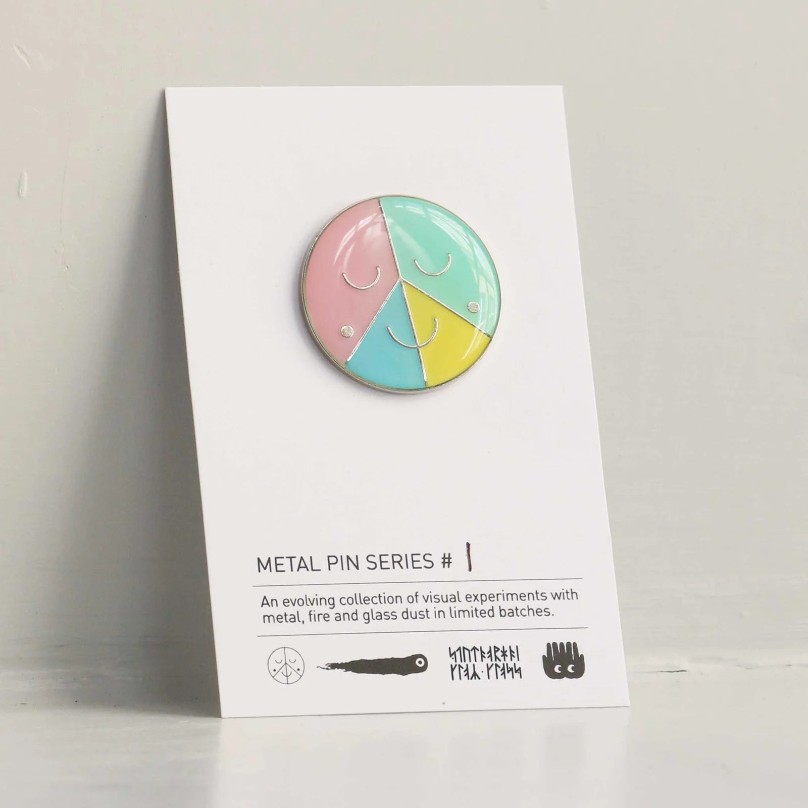 Pin Badge: Pastel Logo