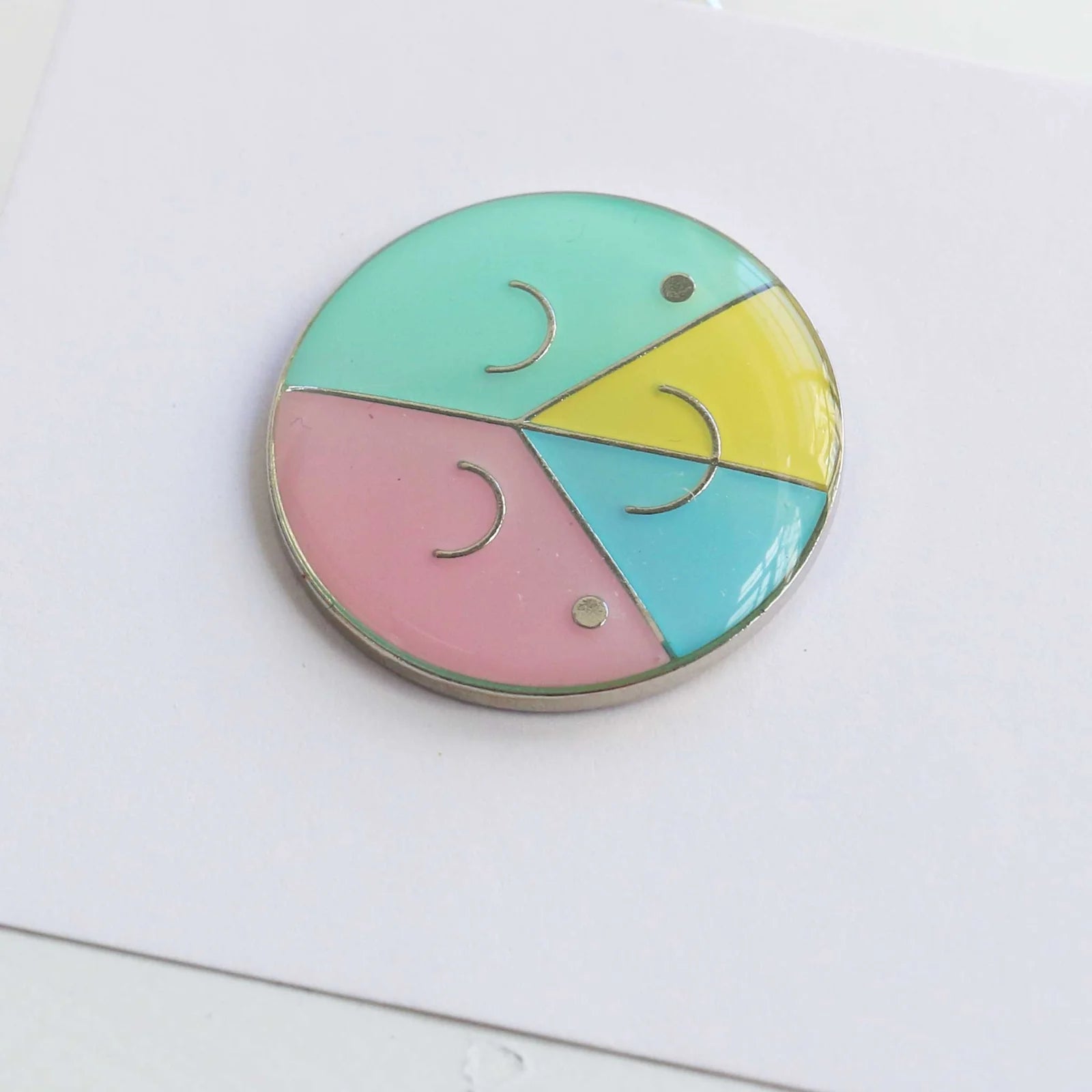 Pin Badge: Pastel Logo