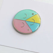 Pin Badge: Pastel Logo