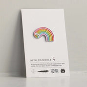 Pin Badge: Flying Rainbow