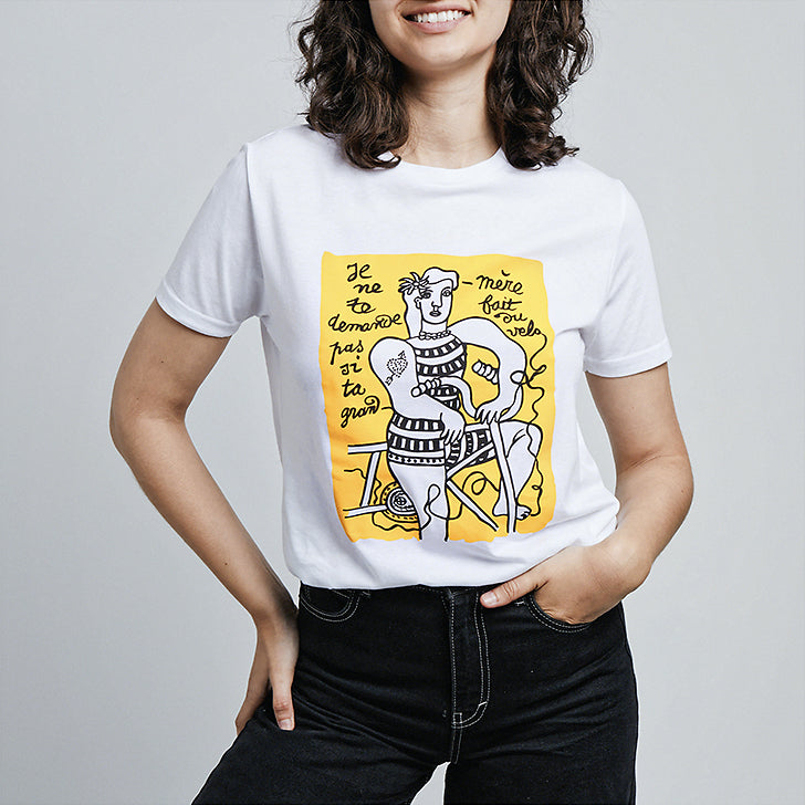 Fernand Léger T-shirt: "I'm not asking you if your grandmother cycles"